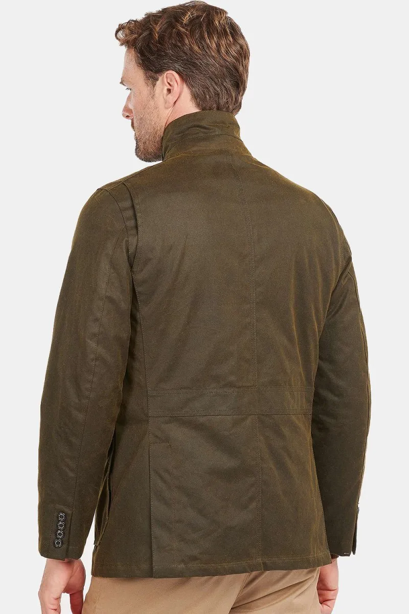 Barbour Lutz Waxed Jacket (Olive)