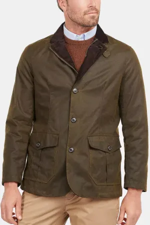 Barbour Lutz Waxed Jacket (Olive)