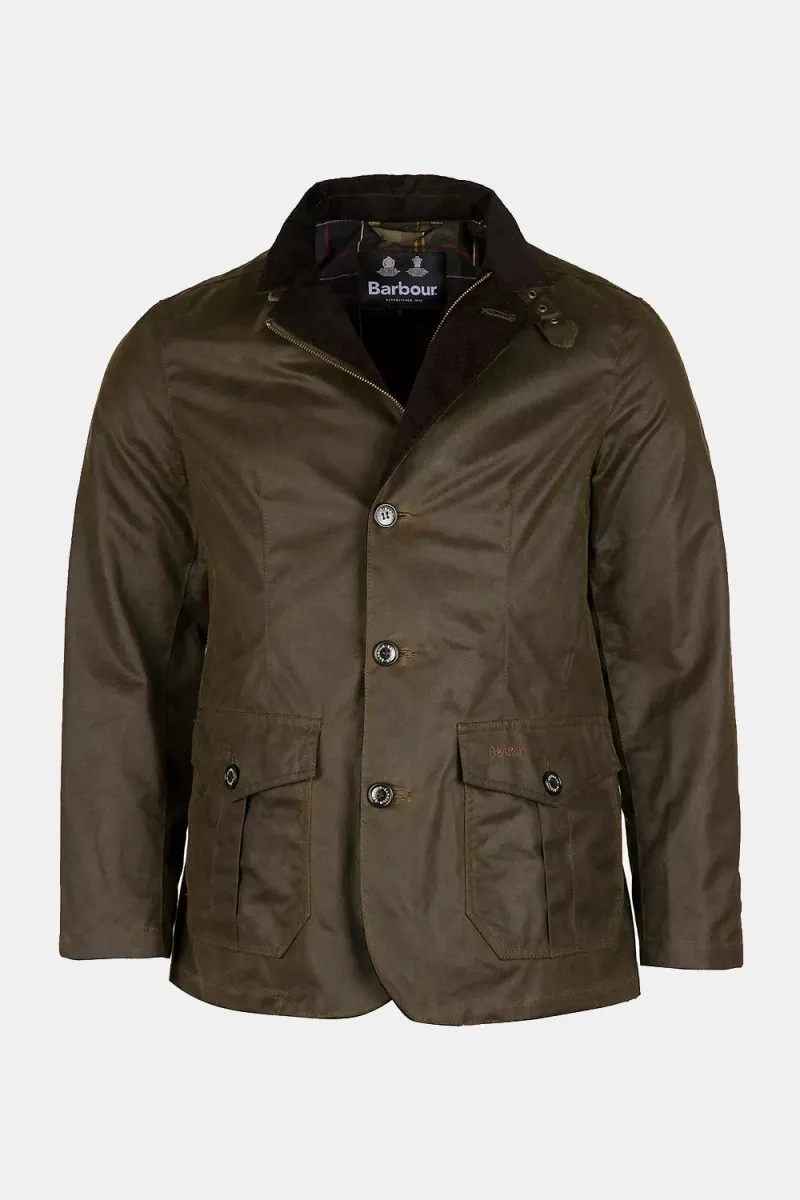 Barbour Lutz Waxed Jacket (Olive)