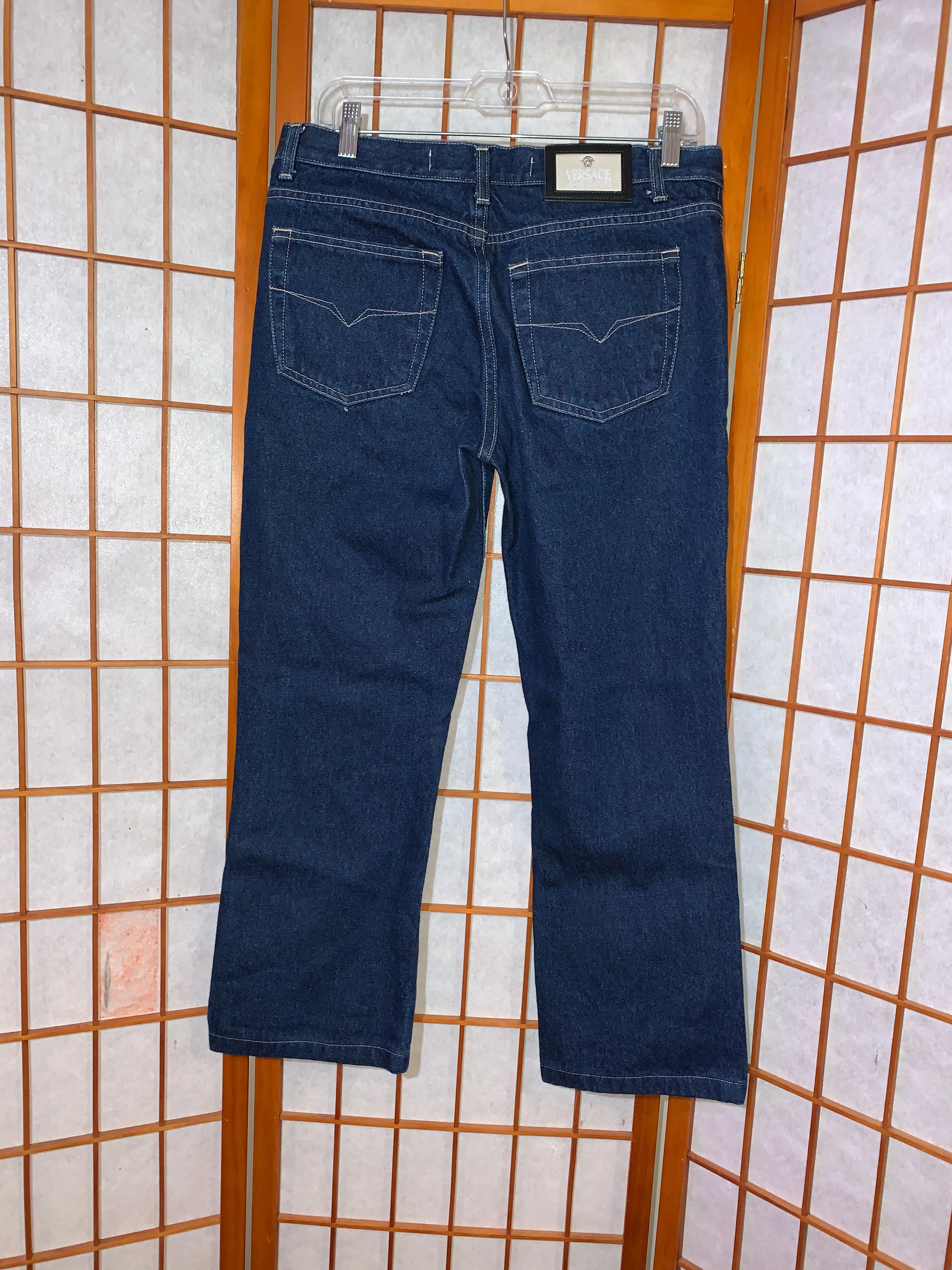 Blue Medusa Head Jeans