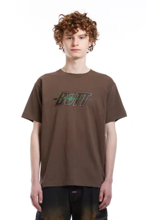 BOTT - SPACE LOGO TEE BROWN