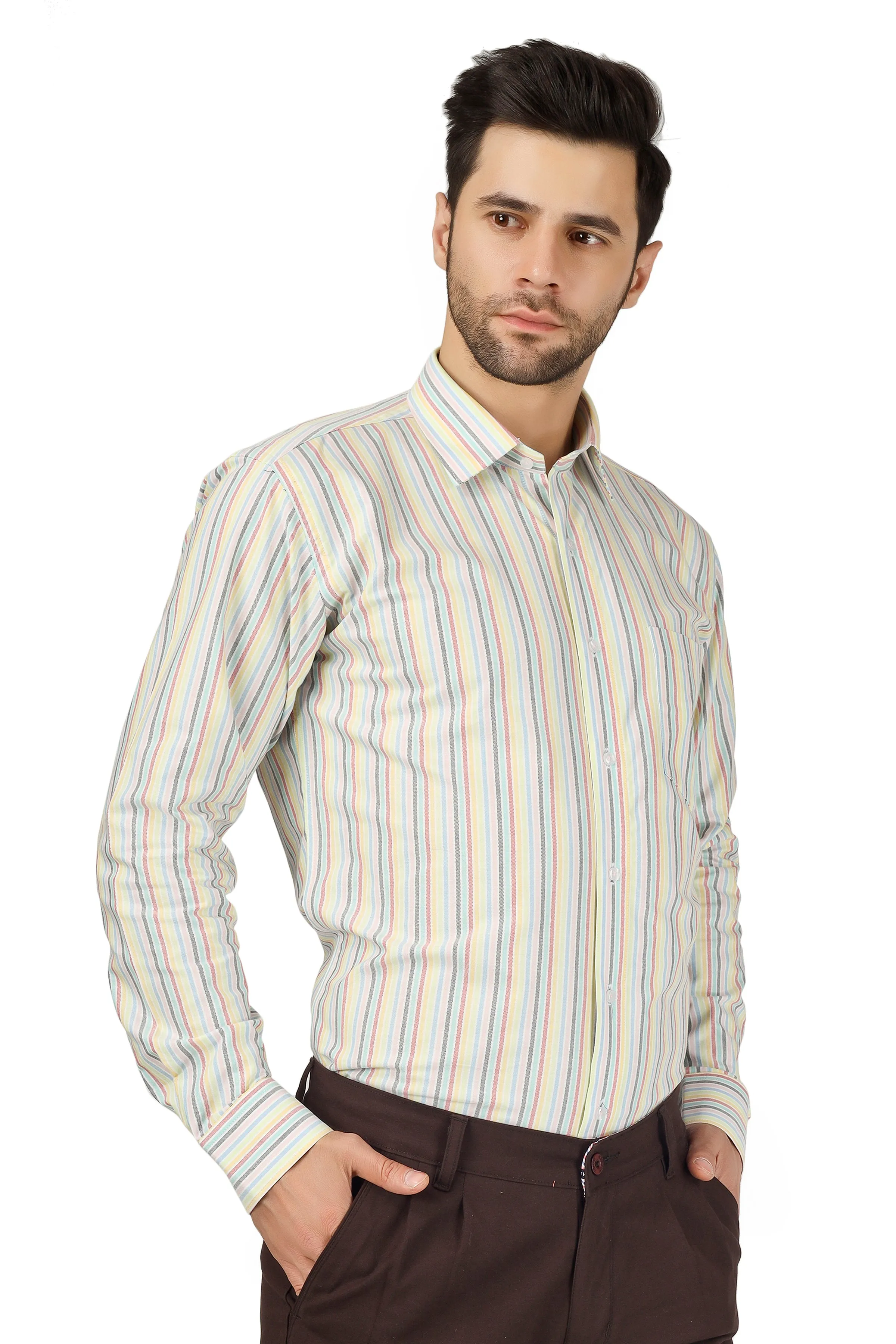 COTTON STRIPED SHIRT