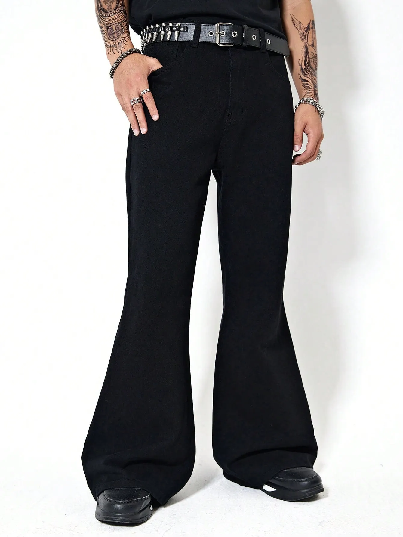 Dark Matter Black Bootcut Jeans