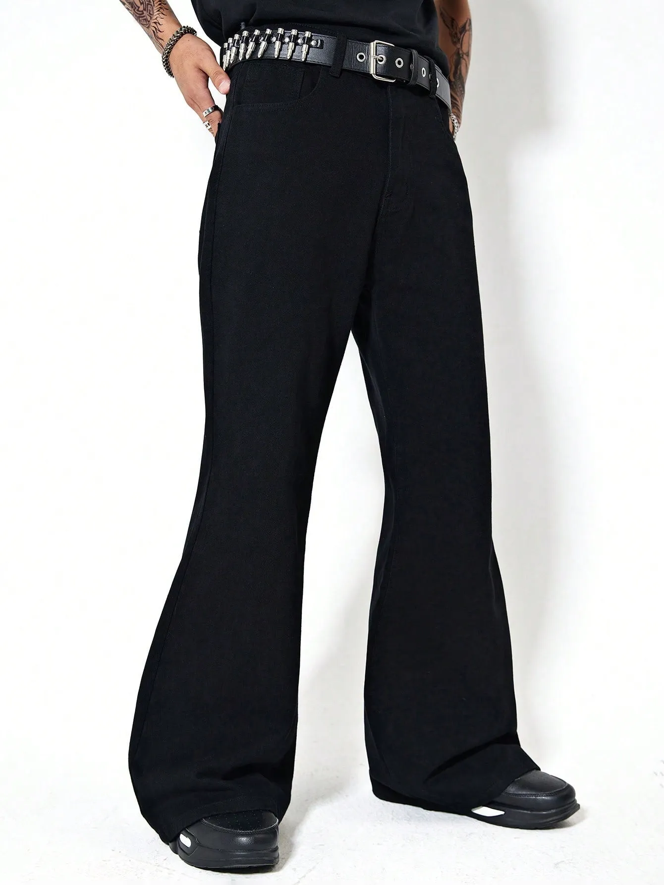 Dark Matter Black Bootcut Jeans