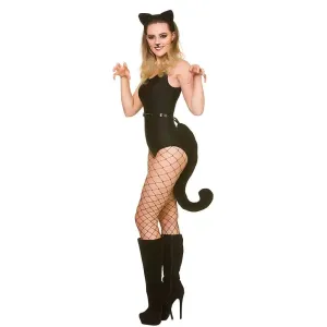 Ears & Giant Tail Set Adults Animal Fancy Dress Cat Unicorn