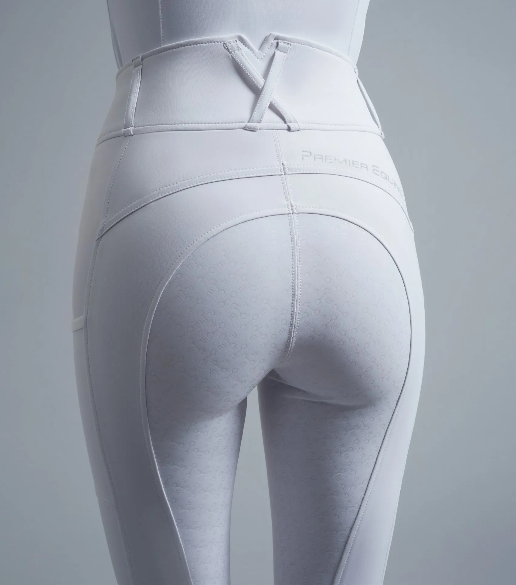 Electra Ladies Full Seat Gel Riding Tights White