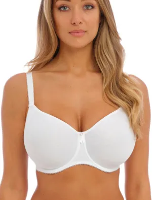 Fantasie Rebecca Essentials Underwire Moulded Bra, White | White Molded Bra | White T-Shirt Bra | White Fantasie Bra