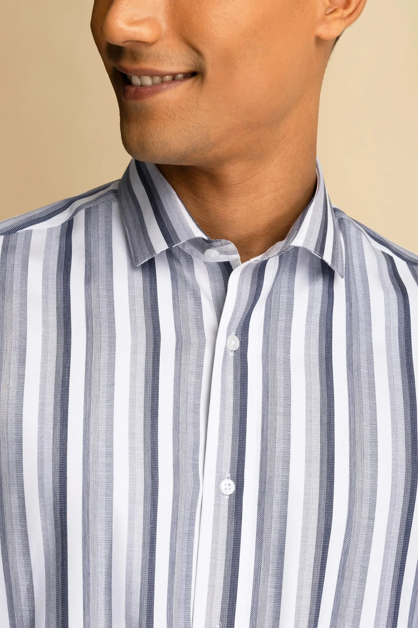 Galaxy Stripe Navy Shirt EOSS