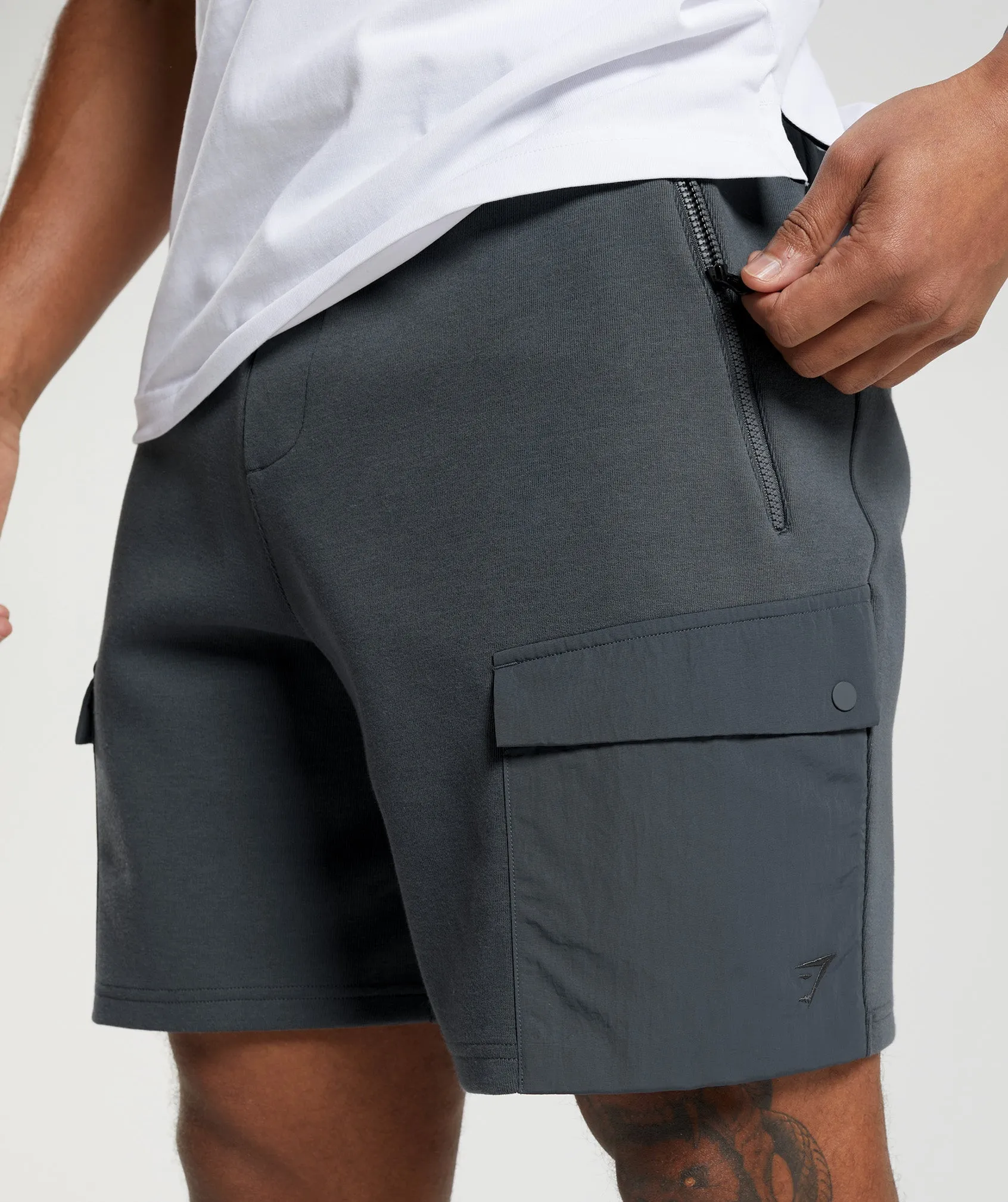 Gymshark Rest Day Commute Shorts - Cosmic Grey