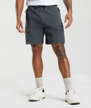 Gymshark Rest Day Commute Shorts - Cosmic Grey