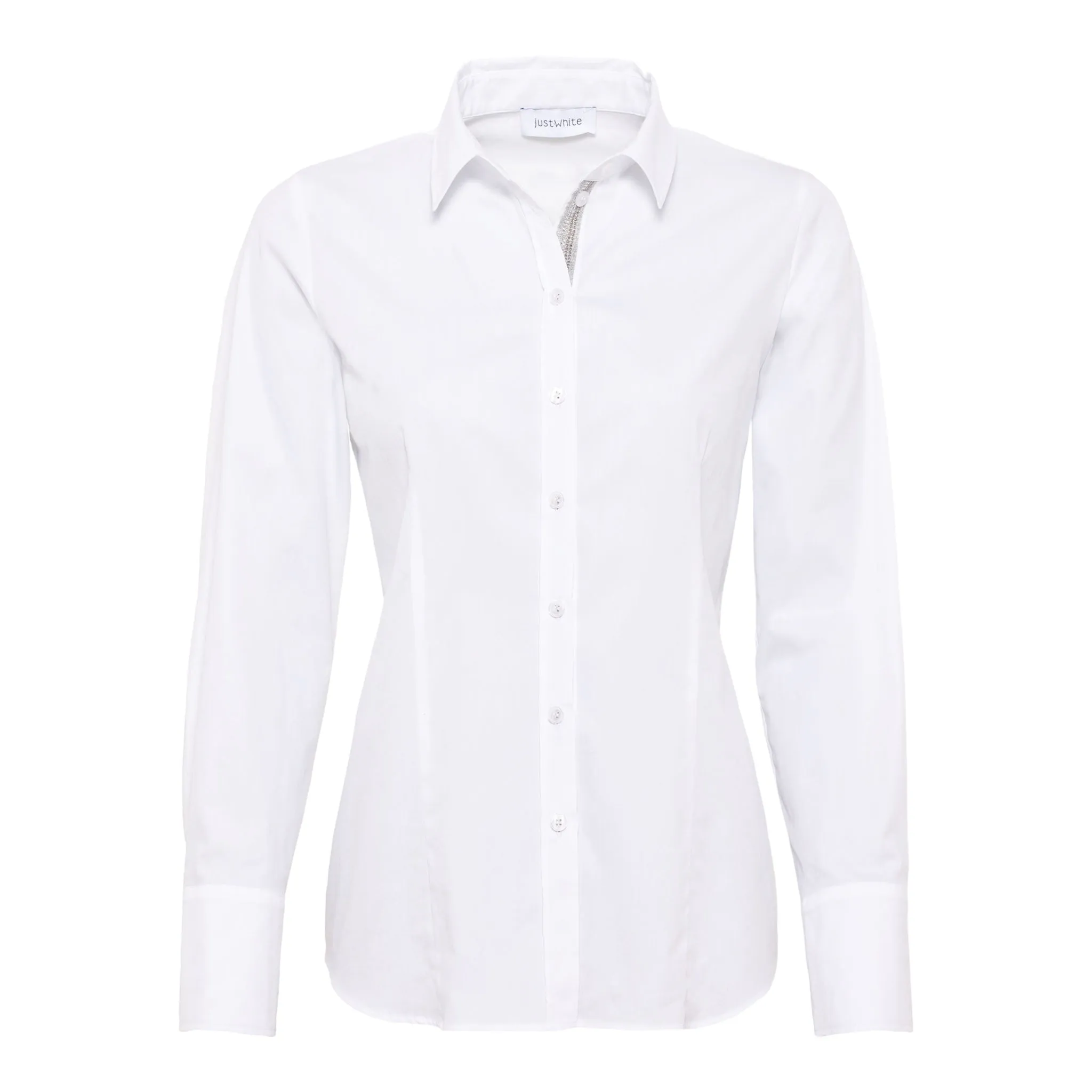 Just White Long Sleeve Shirt White