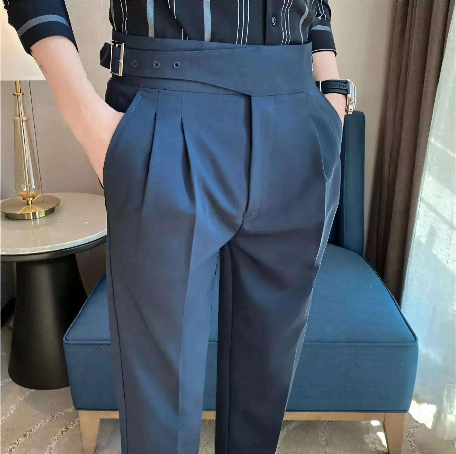 Modern Formal Trousers (Belted)