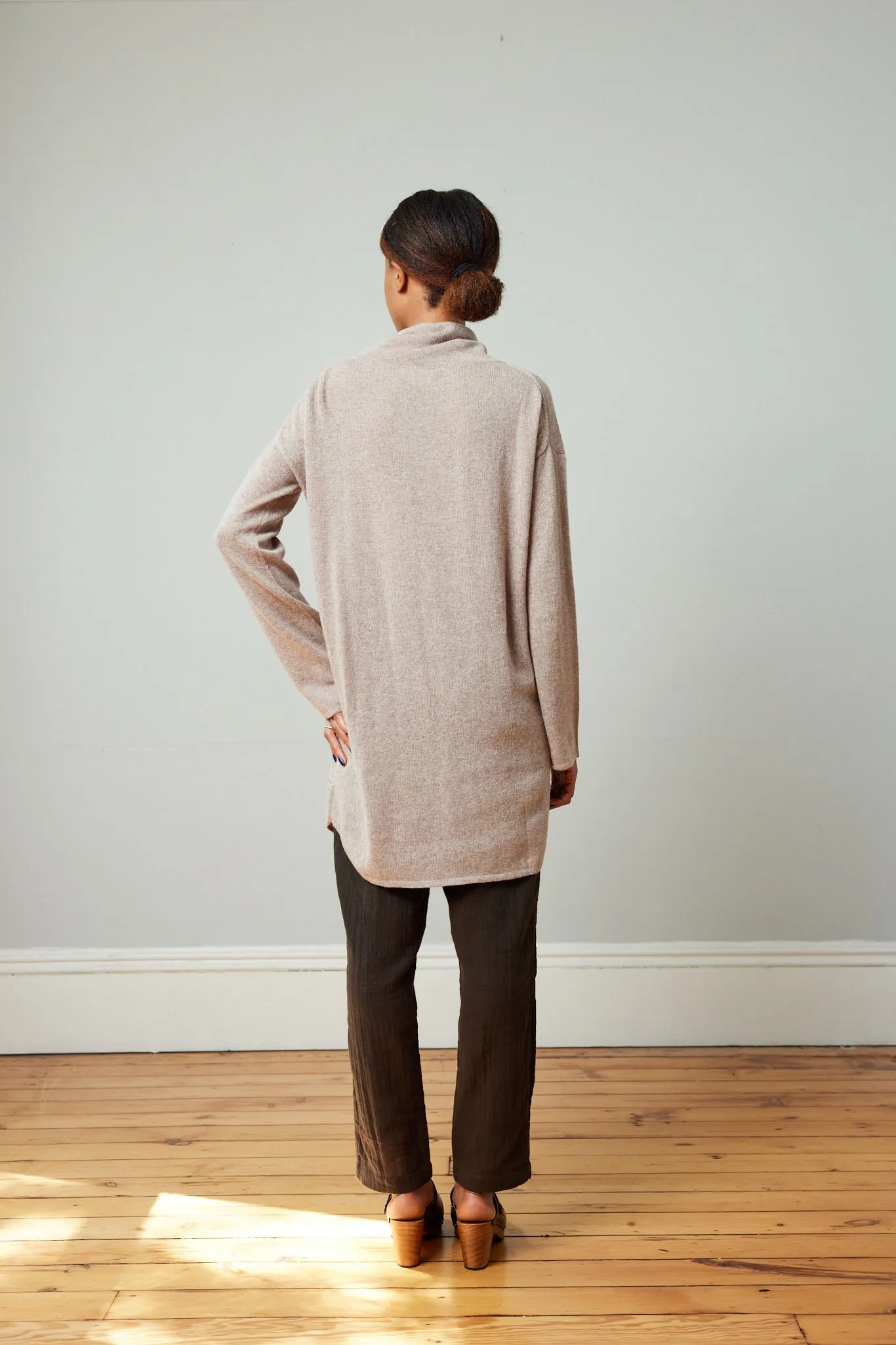 M.PATMOS Nathalie Cashmere Tunic - Almond