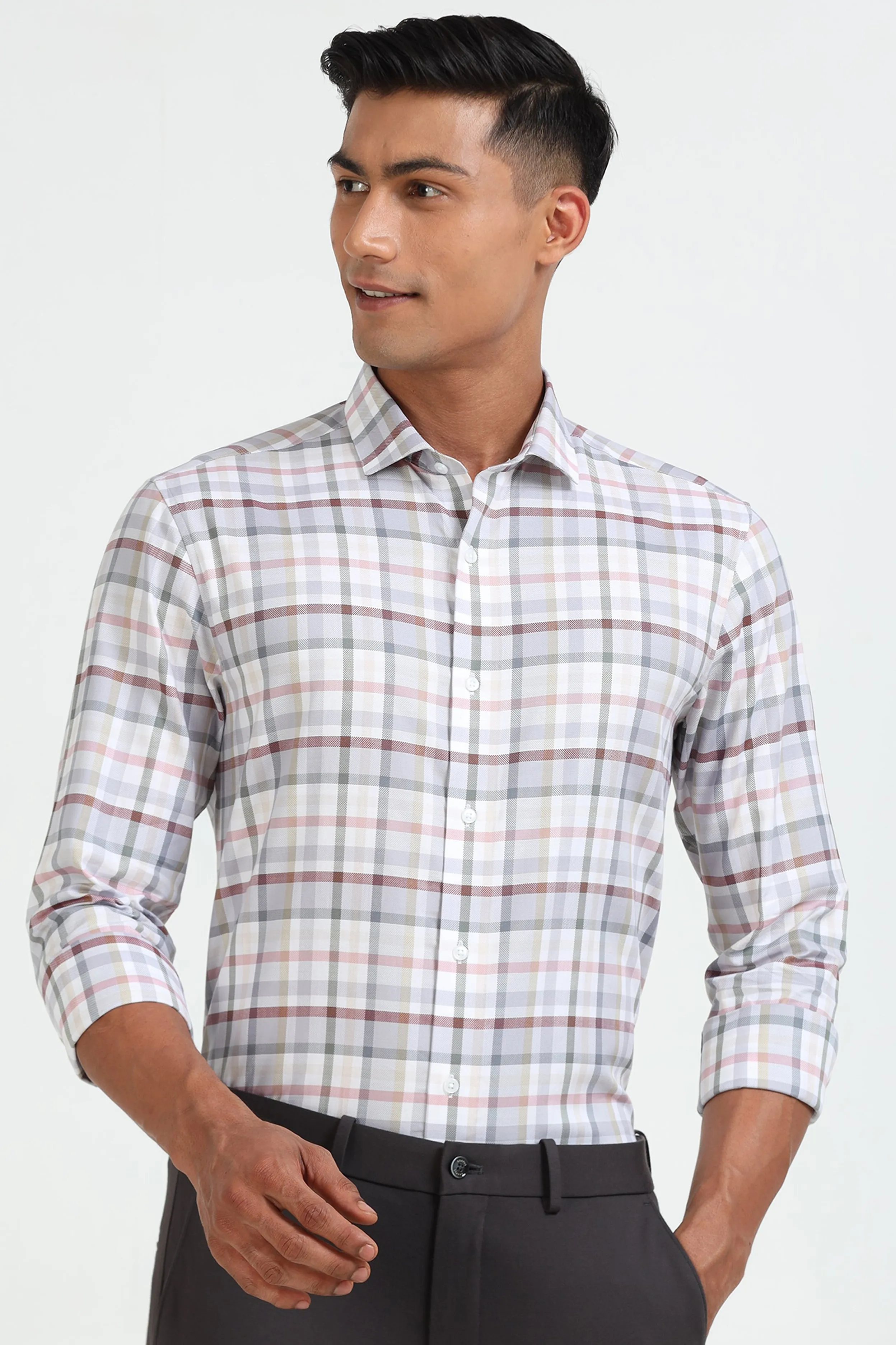 Nordic Frost Plaid Shirt