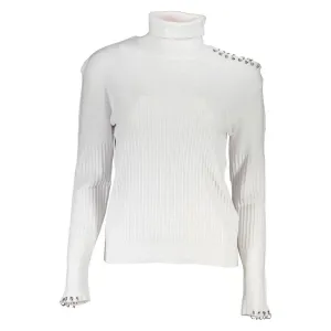 Patrizia Pepe Chic Turtleneck Sweater with Contrast Details