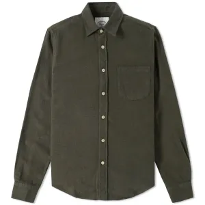 PORTUGUESE FLANNEL Teca Green Shirt