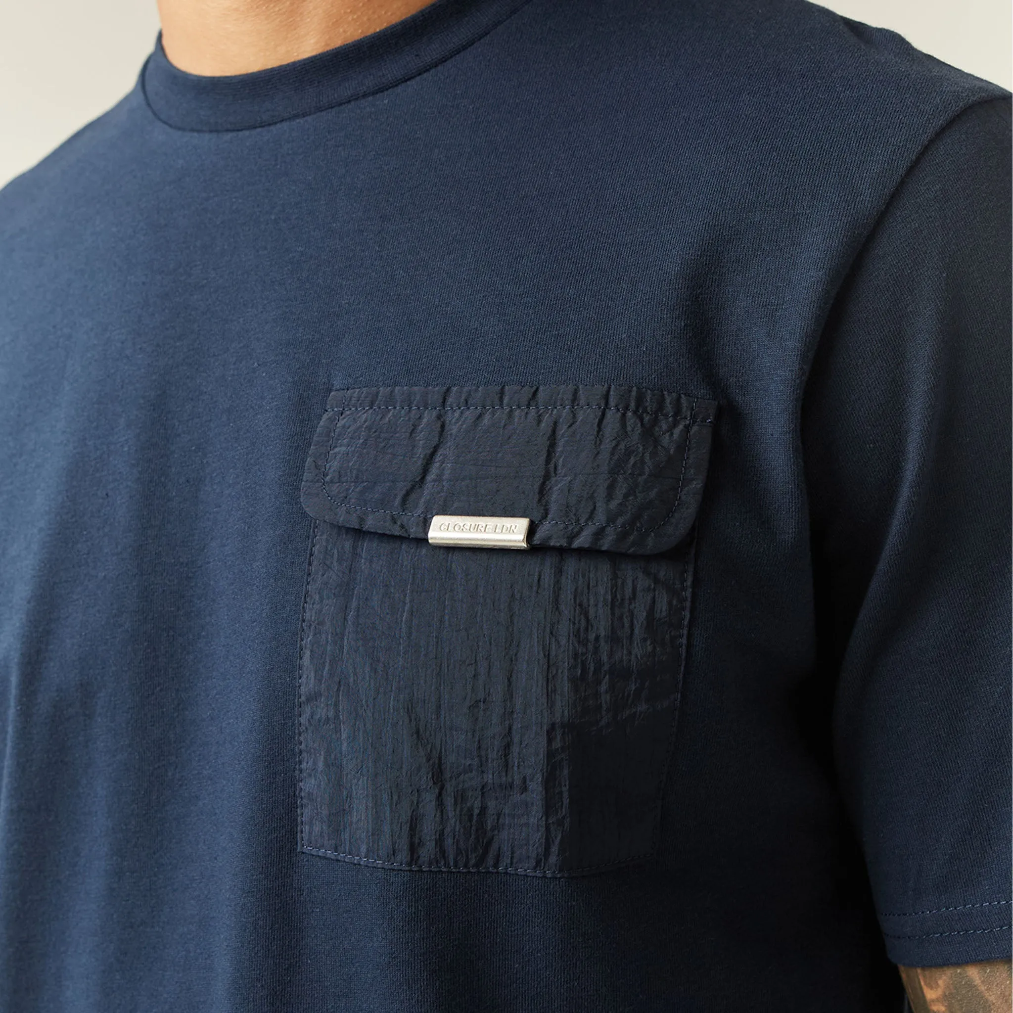 Premium Pocket Twinset | Navy