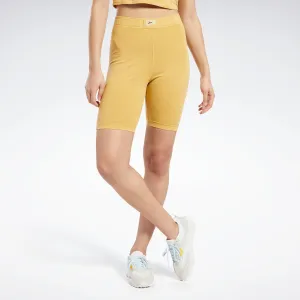 Reebok Apparel Women Classics Natural Dye Legging Shorts Bright Ochre