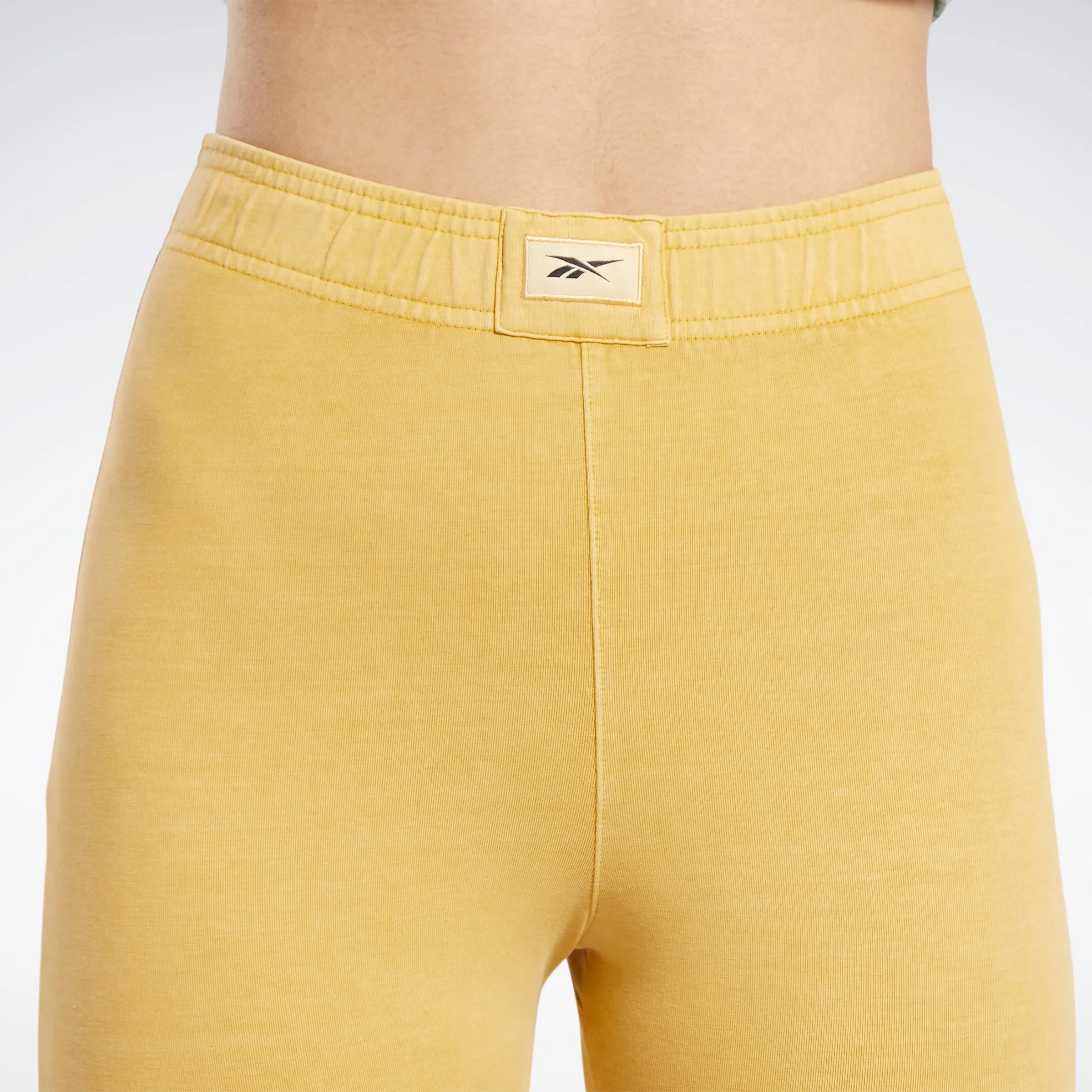 Reebok Apparel Women Classics Natural Dye Legging Shorts Bright Ochre