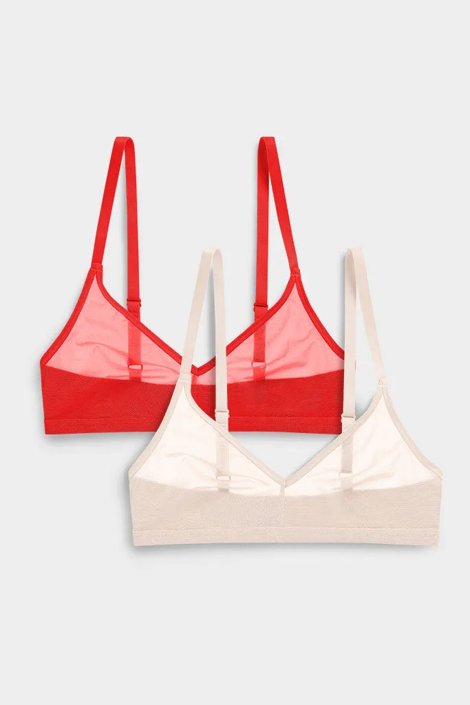 Sieve Non-Wire Bra Custom 2-Pack